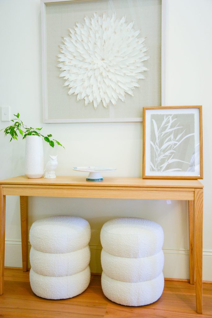 Chic Parkside Living Room Console Table Styling